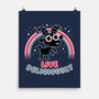 Live Deliciously Cute-none matte poster-Weird & Punderful