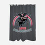 Live Deliciously Cute-none polyester shower curtain-Weird & Punderful