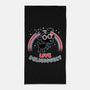 Live Deliciously Cute-none beach towel-Weird & Punderful