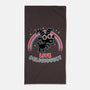 Live Deliciously Cute-none beach towel-Weird & Punderful