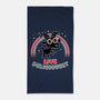 Live Deliciously Cute-none beach towel-Weird & Punderful