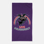 Live Deliciously Cute-none beach towel-Weird & Punderful