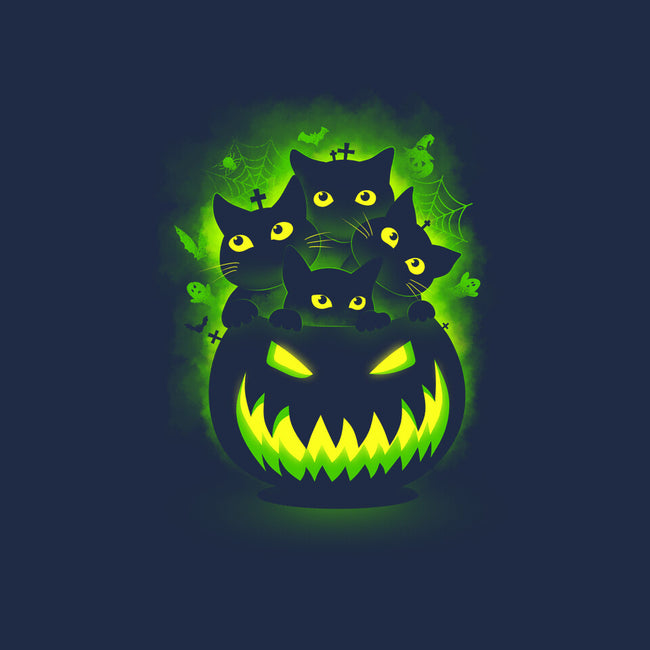 Spooky Pumpkin Cats-mens heavyweight tee-erion_designs