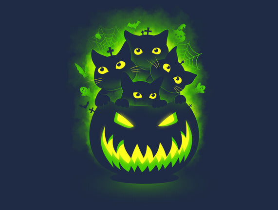 Spooky Pumpkin Cats