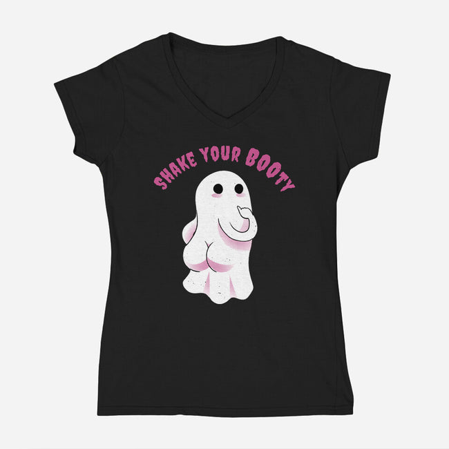 Shake Your BOOty-womens v-neck tee-FunkVampire