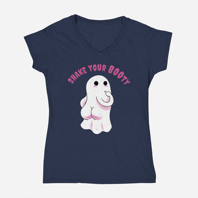 Shake Your BOOty-womens v-neck tee-FunkVampire