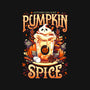 Ghostly Pumpkin Spice-none polyester shower curtain-Snouleaf