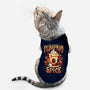 Ghostly Pumpkin Spice-cat basic pet tank-Snouleaf