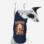Ghostly Pumpkin Spice-dog basic pet tank-Snouleaf