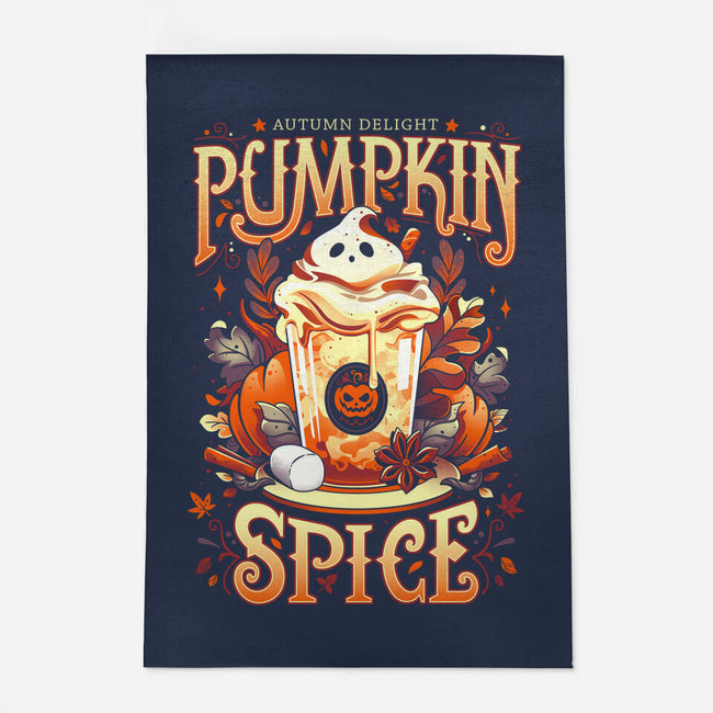 Ghostly Pumpkin Spice-none outdoor rug-Snouleaf
