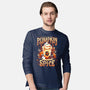 Ghostly Pumpkin Spice-mens long sleeved tee-Snouleaf