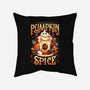 Ghostly Pumpkin Spice-none removable cover w insert throw pillow-Snouleaf
