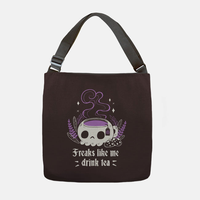 Freaks Drink Tea-none adjustable tote bag-xMorfina