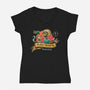 Playa De Los Muertos-womens v-neck tee-teesgeex