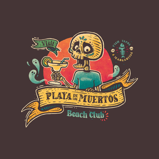 Playa De Los Muertos-none removable cover w insert throw pillow-teesgeex