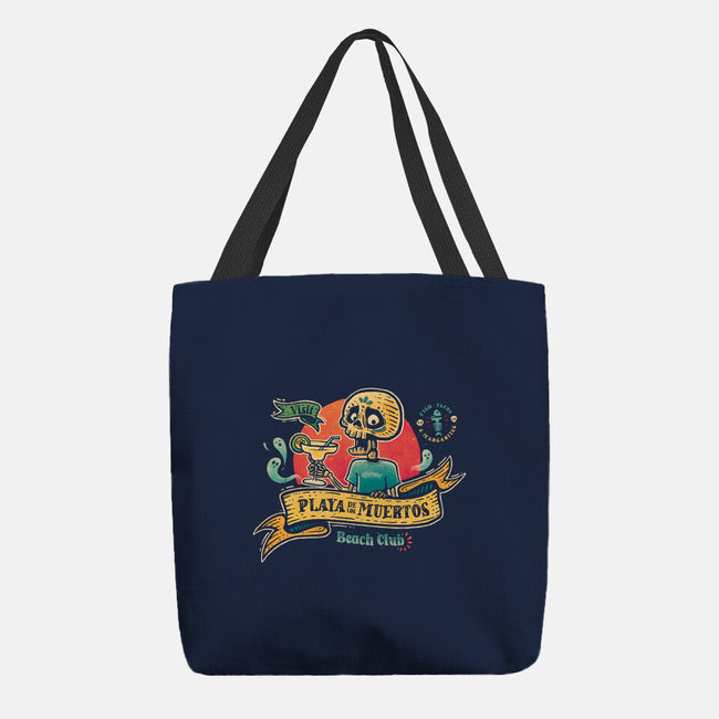 Playa De Los Muertos-none basic tote bag-teesgeex