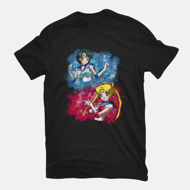 Moon And Mercury-womens basic tee-nickzzarto