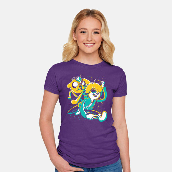 Chainsaw Time-womens fitted tee-estudiofitas