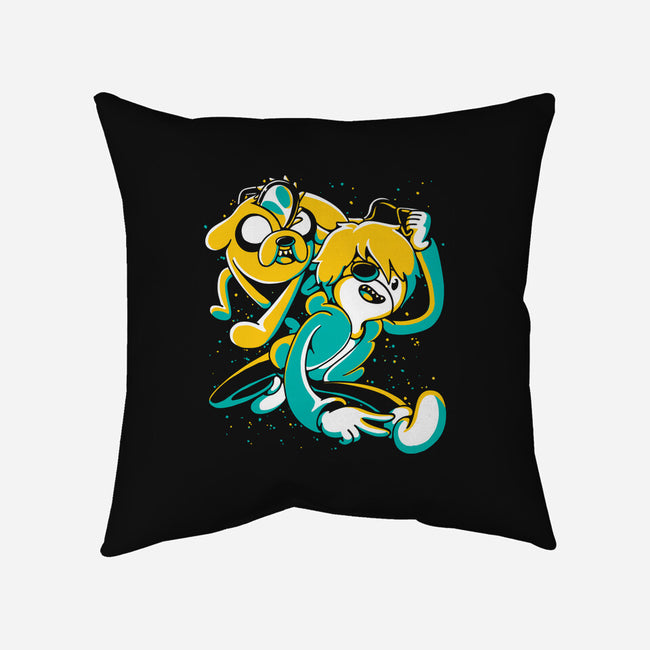 Chainsaw Time-none removable cover w insert throw pillow-estudiofitas