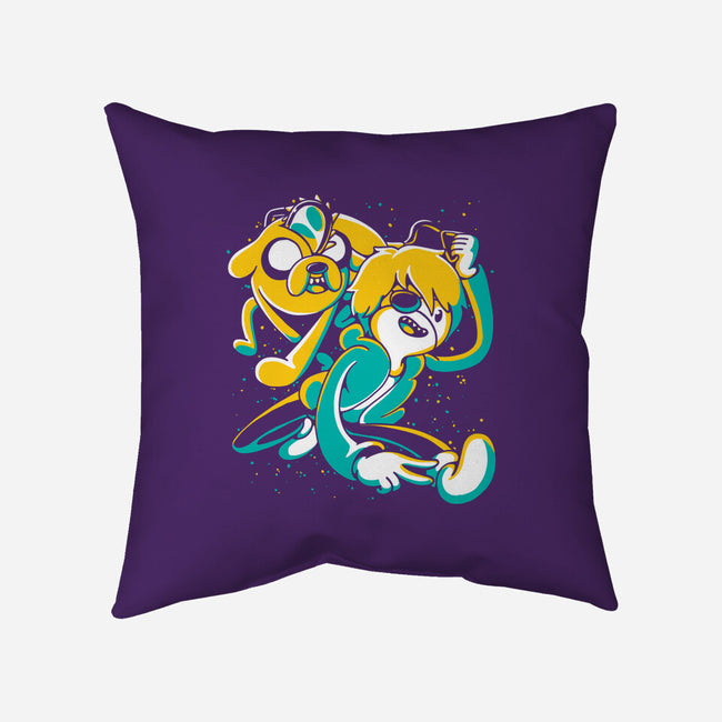 Chainsaw Time-none removable cover w insert throw pillow-estudiofitas