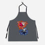 Friend Or Enemy-unisex kitchen apron-nickzzarto