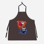 Friend Or Enemy-unisex kitchen apron-nickzzarto