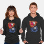 Friend Or Enemy-unisex pullover sweatshirt-nickzzarto