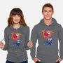 Friend Or Enemy-unisex pullover sweatshirt-nickzzarto
