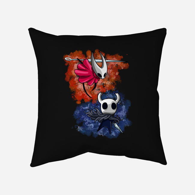 Friend Or Enemy-none removable cover w insert throw pillow-nickzzarto