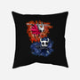 Friend Or Enemy-none removable cover w insert throw pillow-nickzzarto