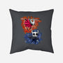 Friend Or Enemy-none removable cover w insert throw pillow-nickzzarto