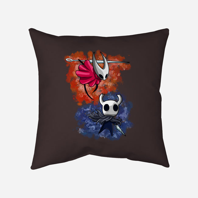 Friend Or Enemy-none removable cover w insert throw pillow-nickzzarto