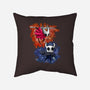 Friend Or Enemy-none removable cover w insert throw pillow-nickzzarto