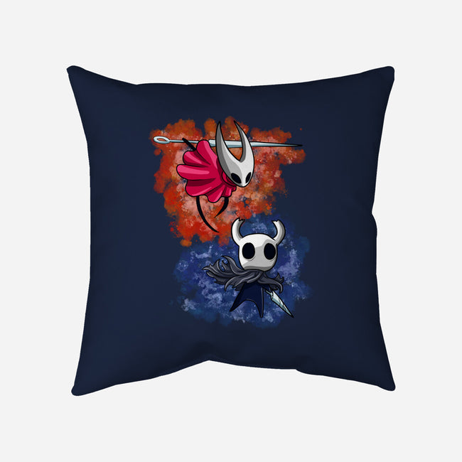 Friend Or Enemy-none removable cover w insert throw pillow-nickzzarto