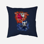 Friend Or Enemy-none removable cover w insert throw pillow-nickzzarto