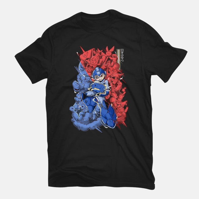 Blue Bomber-mens basic tee-Guilherme magno de oliveira