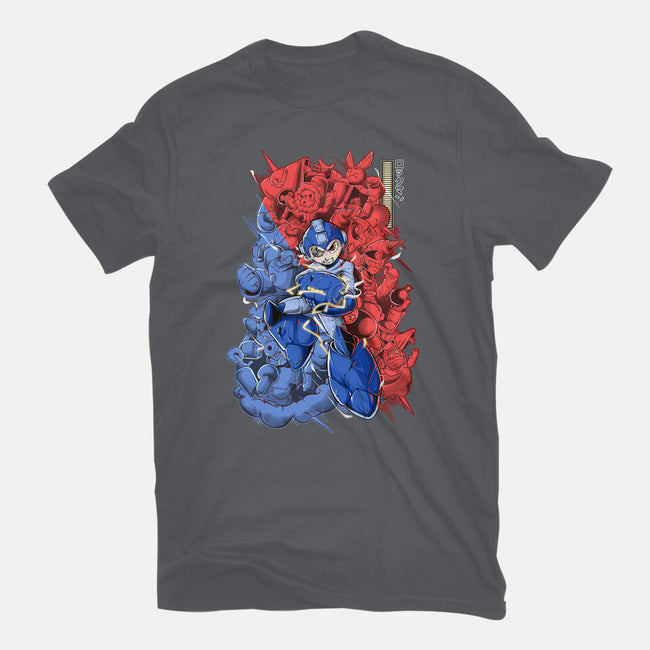 Blue Bomber-mens basic tee-Guilherme magno de oliveira