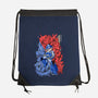 Blue Bomber-none drawstring bag-Guilherme magno de oliveira