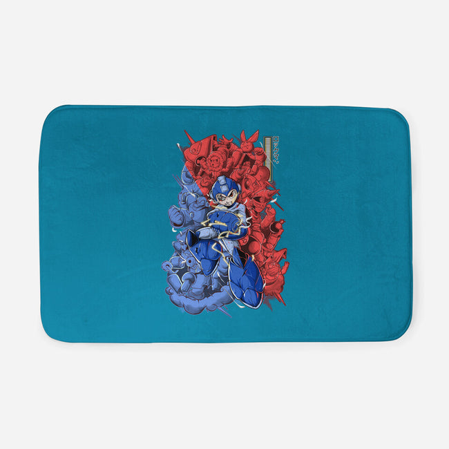 Blue Bomber-none memory foam bath mat-Guilherme magno de oliveira