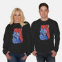 Blue Bomber-unisex crew neck sweatshirt-Guilherme magno de oliveira