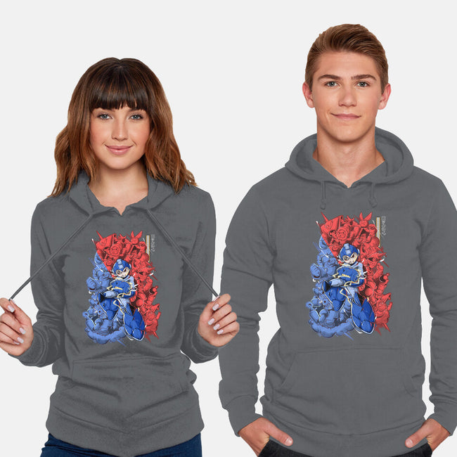 Blue Bomber-unisex pullover sweatshirt-Guilherme magno de oliveira