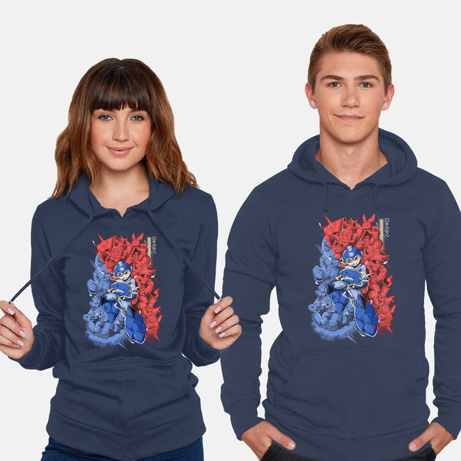 Blue Bomber-unisex pullover sweatshirt-Guilherme magno de oliveira