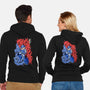 Blue Bomber-unisex zip-up sweatshirt-Guilherme magno de oliveira