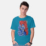 Blue Bomber-mens basic tee-Guilherme magno de oliveira