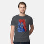 Blue Bomber-mens premium tee-Guilherme magno de oliveira