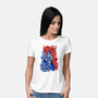 Blue Bomber-womens basic tee-Guilherme magno de oliveira