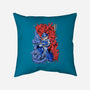 Blue Bomber-none removable cover throw pillow-Guilherme magno de oliveira