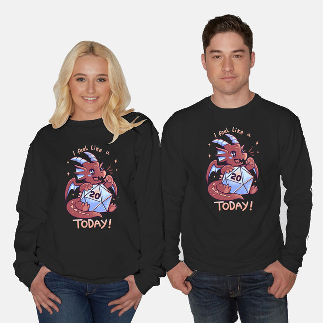 Rolled A 20 Today-unisex crew neck sweatshirt-TechraNova