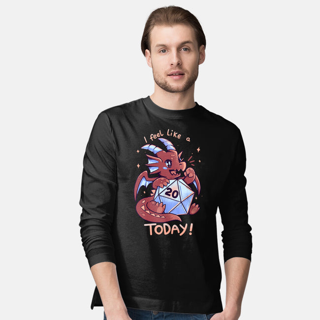 Rolled A 20 Today-mens long sleeved tee-TechraNova