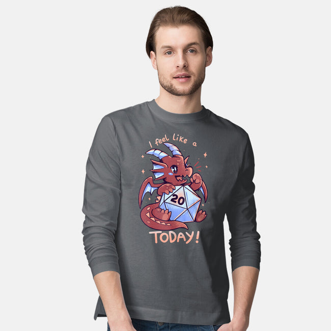 Rolled A 20 Today-mens long sleeved tee-TechraNova